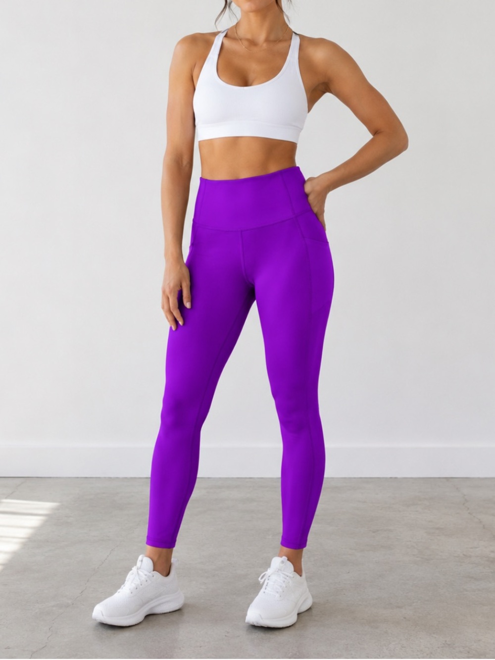 Greyson Soleil Legging Golf Activewear Orchid Purple Size Small NEW